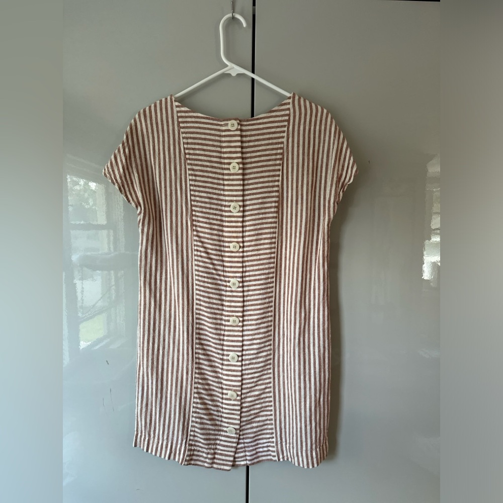 Madewell linen shirt dress. Size small.